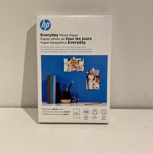 HP Everyday Glossy Photo Paper | 100 Sheets | 4 x 6 in | CR759A